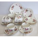 A Royal Crown Derby 'Derby Posies' tea set.