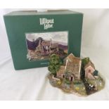 A boxed large Lilliput Lane figurine "Bluebell Farm" with deeds.