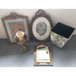 2 Bow topped picture frames.