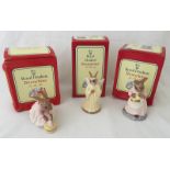 3 boxed Royal Doulton "Bunnykins" figurines.