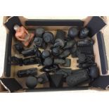 A box of modern ancient Egyptian god figures.