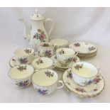 A Royal Worcester coffee set. Roanoke design.