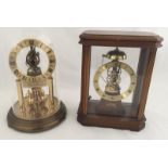 2 quartz clocks, a Rapport with wooden case together with a Kundo Anniversary clock.