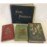 Four antiquarian children's books.