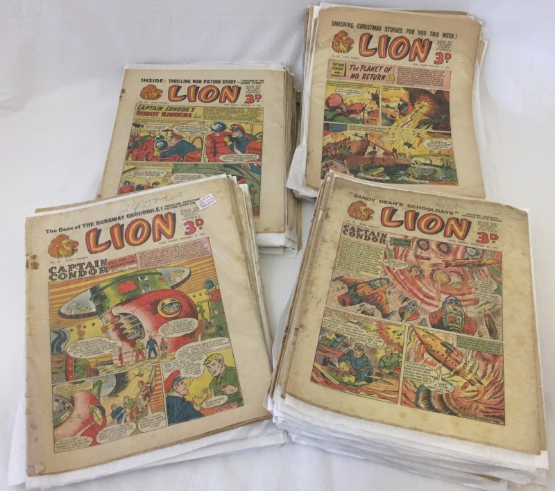 Approx. 84 x 1950's Lion comics.