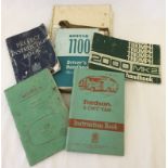 A quantity of vintage car & van handbooks.