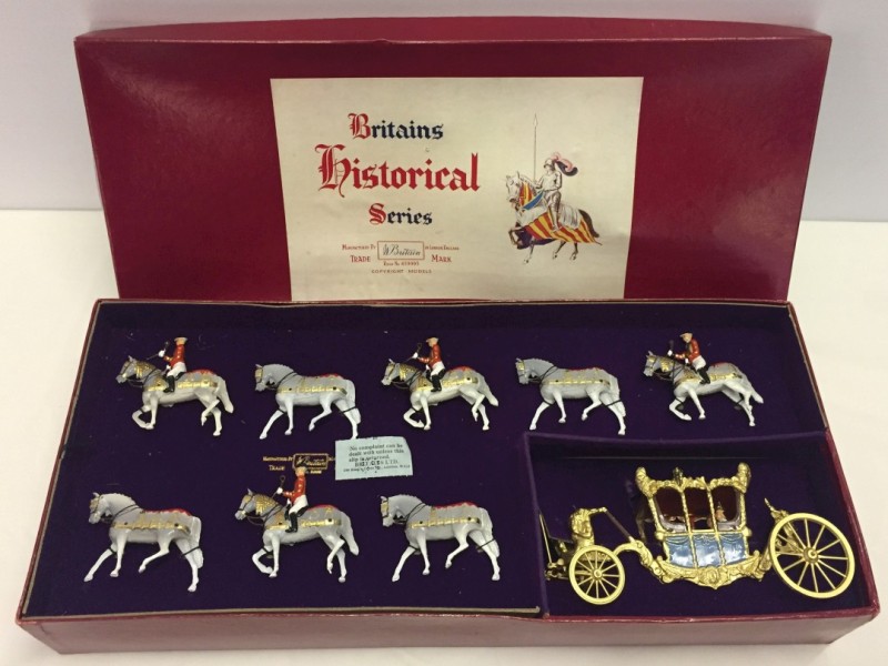 A boxed Britains Historical Series "Her Majesty's State Coach".