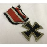 A WWII German Iron Cross 2nd Class medal.