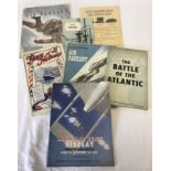 A small collection of military programmes & booklets.
