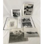 A folder containing a quantity of original military press photographs c1940' s to 1980's.