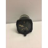 A vintage black Bakelite altimeter for British Aircraft with Crown & AM mark.