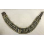 A c1917 Rifle Brigade tapestry stable belt.