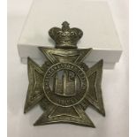 Victorian 2nd Tower Hamlets Rifle Volunteers pouch badge.