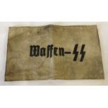 A German WWII Waffen SS helper armband.