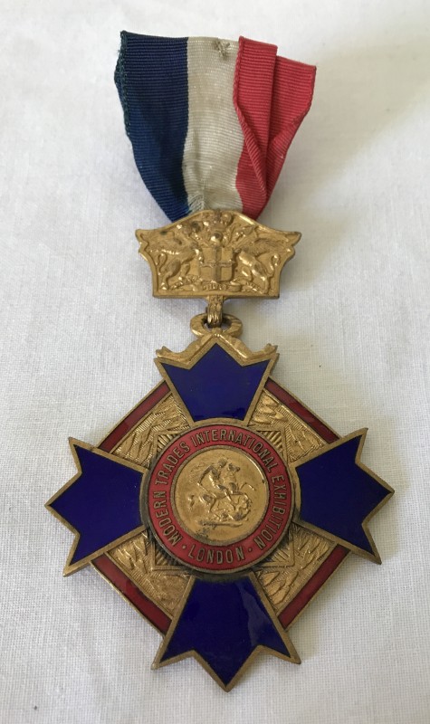 An Order of International Trades Union Exhibition medal.