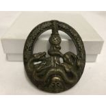 German WW2 Anti Partisan Guerrilla War badge, bronze.