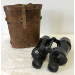 A pair of Ross 7 x 50 War Office binoculars, dated 1938.