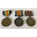 WW1 pair with George V Special Constabulary Police Medal.
