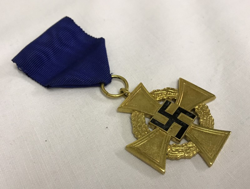 A German WWII Faithful Service Cross.