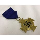 A German WWII Faithful Service Cross.