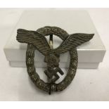 German WW2 Luftwaffe Pilots badge.