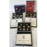 5 Great Britain & NI standard coinage proof sets.