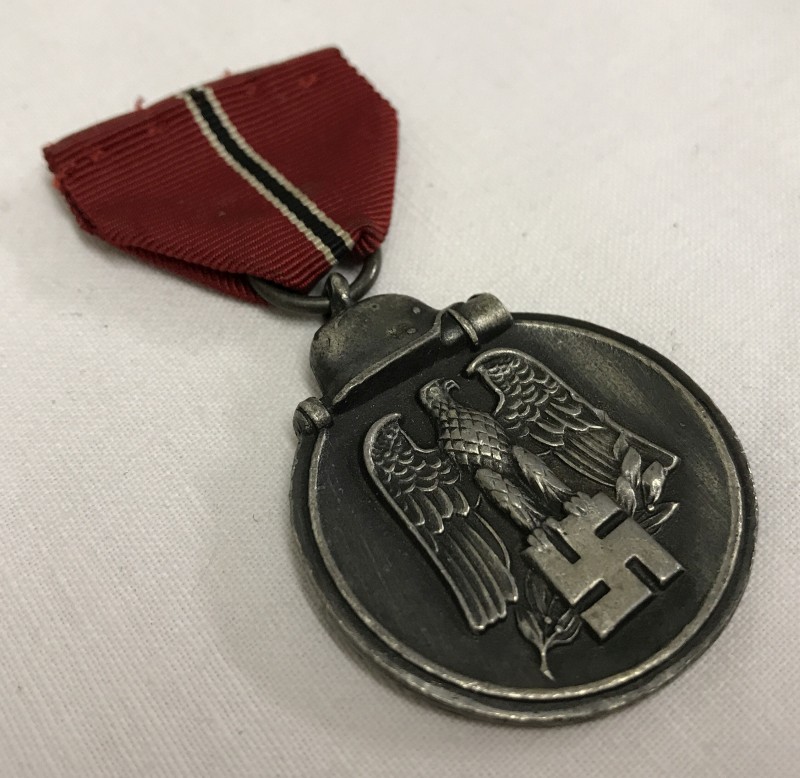 A German WWII Russian Front medal.