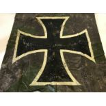 An Imperial German Aeroplane Iron Cross fabric marking.