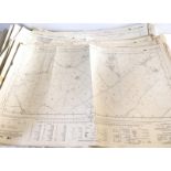 Approx. 34 vintage Ordnance Survey maps of Norfolk.