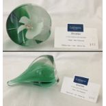 A Limited Edition Caithness glass paperweight "Devotion".
