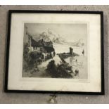 An original Limited edition Etching by Walter H. Sweet.