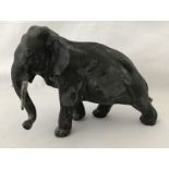 Large vintage toy lead elephant.