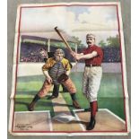 A large colour baseball poster.