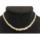 A 925 silver large rope chain.