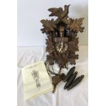 A modern Black Forest cuckoo clock.