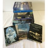 11 vintage books on mountaineering. To include 3 signed.