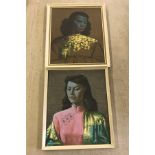 2 c1950's Chinese lady prints by Tretchikoff.