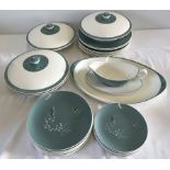 A part dinner service by Royal Doulton in the 'Spindrift' pattern c.1960's/70's.