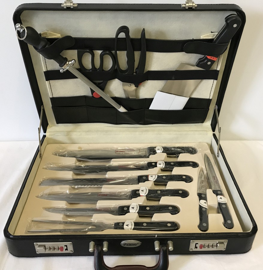 A set of chef's knives by Prima.