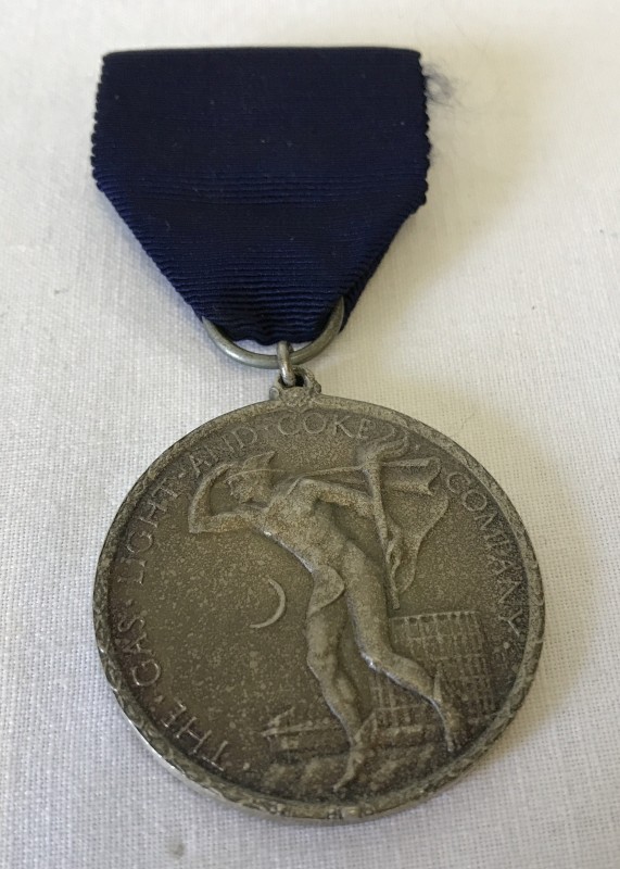 The Gas Light & Coke Company Faithful Service medal.