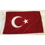 A modern Turkish flag.