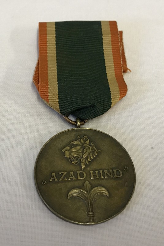 A German WWII Azad Hind "Brave Indian" medal.