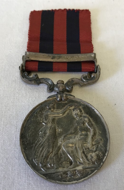 An Indian General Service 1854 bar Burma 1885-87 medal.