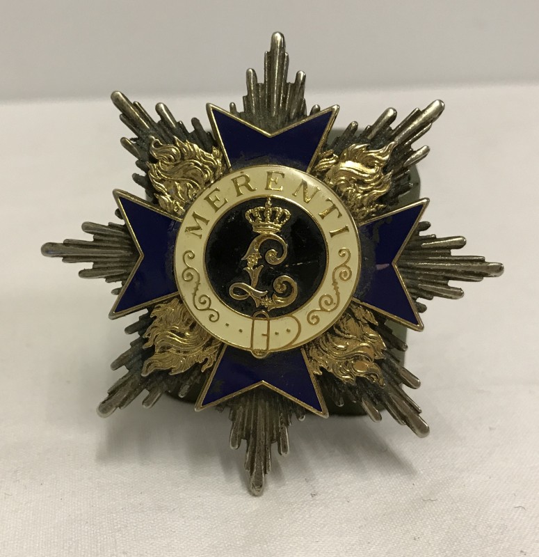 Imperial German Order of Merenti Breast Star medal (modern).