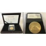 A cased and boxed 22ct gold US Saint-Gaudens $20 Double Eagle.