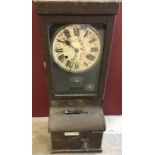 A vintage clocking-in machine by The British Time Recorder Co Ltd.