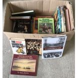 A box of non fiction books to include The Book of Narborough and The Archive photographs of Wisbech.