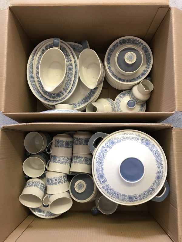 A large quantity of Royal Doulton " Cranbourne" dinnerware.