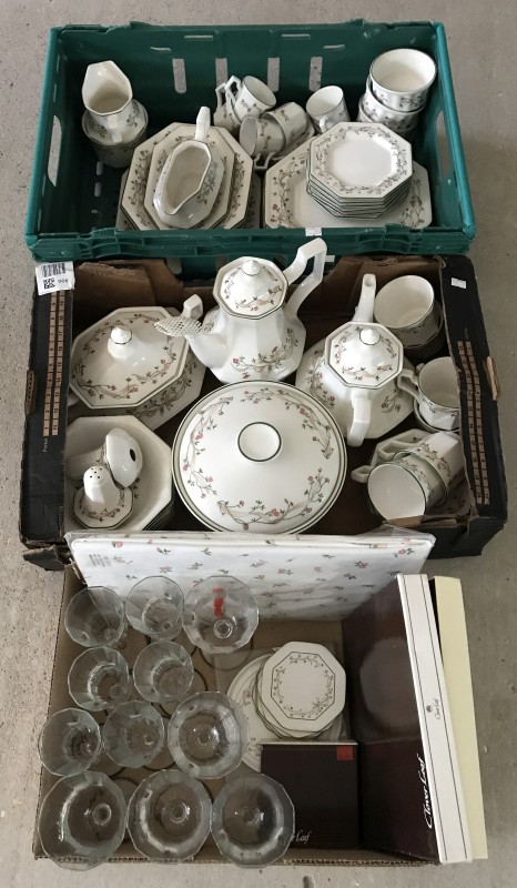 A large quantity of "Eternal Beau" dinner and tea ware by Johnson Brothers.