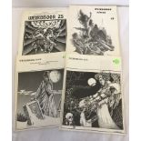 4 issues of 'Weirdbook'. Issues #9, #10, #11, and #25.